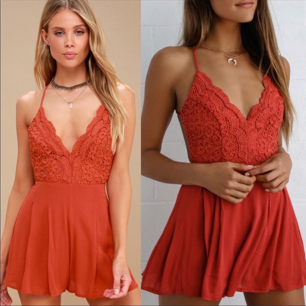 LULUS “star spangled banner” romper